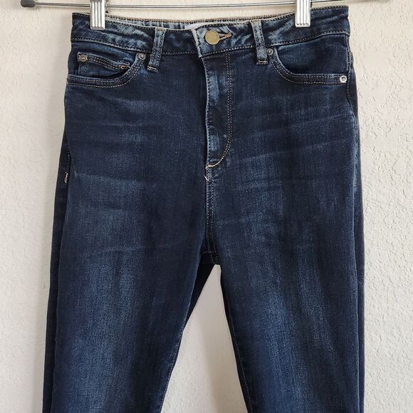 Dl1961 Chrissy Skinny Frayed Hem Jeans Sz 26 - Picture 5 of 8